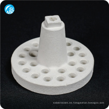 componentes de porcelana refractaria piezas redondas de disco de cerámica de mullita